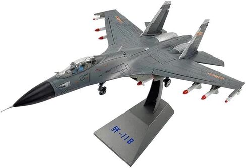 Miniature Scale 1 48 Scale J-11B Military Alloy Aircraft Model Gift Ornaments Collection Souvenir Display Toys Flying Toy Game Kits in Kuwait