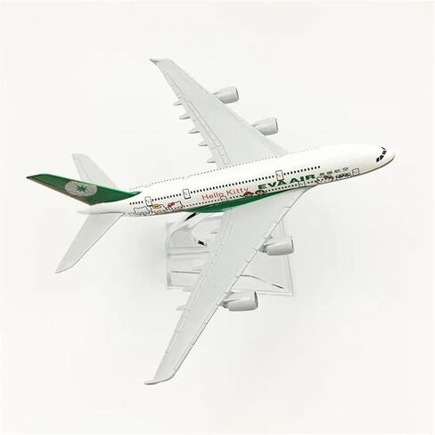 مقياس مصغر 1 400 دائم الخضرة ايرباص A380 نموذج طائرة معدنية محاكاة طائرة لعبة طائرة لعبة أطقم in Kuwait