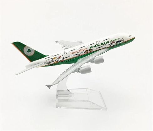 مقياس مصغر 1 400 دائم الخضرة ايرباص A380 نموذج طائرة معدنية محاكاة طائرة لعبة طائرة لعبة أطقم in Kuwait
