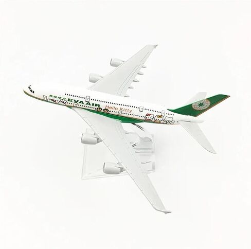 مقياس مصغر 1 400 دائم الخضرة ايرباص A380 نموذج طائرة معدنية محاكاة طائرة لعبة طائرة لعبة أطقم in Kuwait