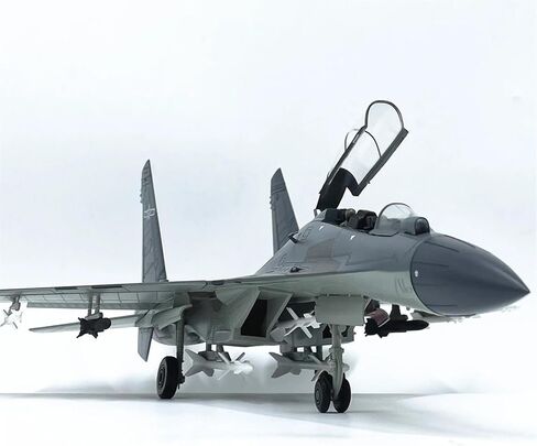 Miniature Scale 1 48 J-16 Fighter Aircraft Model Alloy Finished Gift Decoration AF1 Collection Toy Flying Toy Game Kits in Kuwait