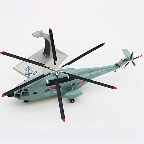 Miniature Scale Diecast 1 60 Scale Chinese Air Force Z-8 Helicopter Model Decoration Souvenir Gifts Flying Toy Game Kits in Kuwait