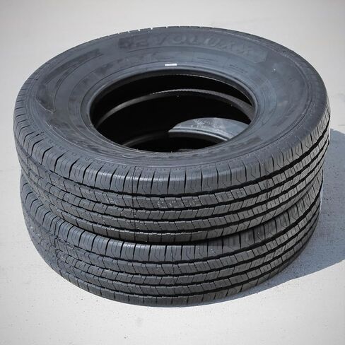 Set of 2 (TWO) Evoluxx Rotator H/T All-Season Commercial Van Radial Tires-195/75R16 195/75/16 195/75-16 107/105R Load Range D LRD 8-Ply BSW Black Side Wall in Kuwait