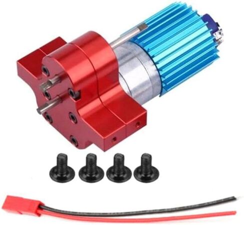 Metal Transfer Gearbox with 370 Brush Motor for WPL B14 B16 B24 B36 C14 C24 JJRC Q60 MN D90 MN99S MN91 Speed Change Upgraded(Gray) in Saudi Arabia