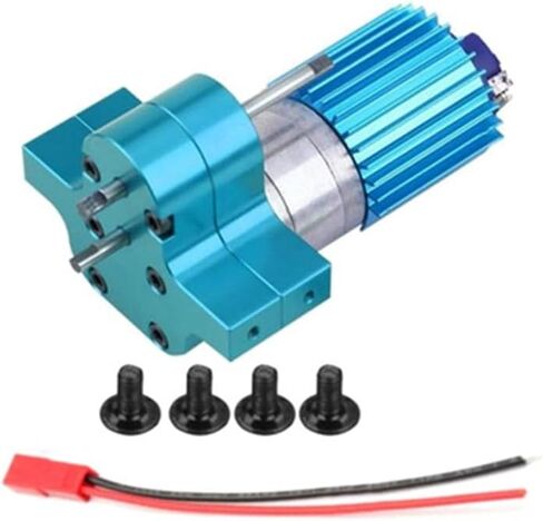 Metal Transfer Gearbox with 370 Brush Motor for WPL B14 B16 B24 B36 C14 C24 JJRC Q60 MN D90 MN99S MN91 Speed Change Upgraded(Gray) in Saudi Arabia