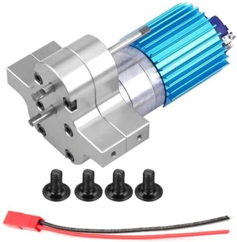 Metal Transfer Gearbox with 370 Brush Motor for WPL B14 B16 B24 B36 C14 C24 JJRC Q60 MN D90 MN99S MN91 Speed Change Upgraded(Gray) in Saudi Arabia