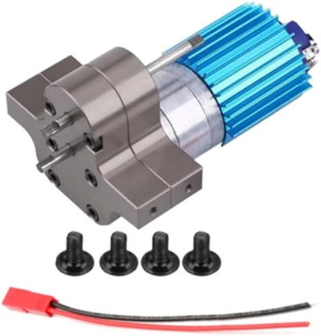 Metal Transfer Gearbox with 370 Brush Motor for WPL B14 B16 B24 B36 C14 C24 JJRC Q60 MN D90 MN99S MN91 Speed Change Upgraded(Gray) in Saudi Arabia