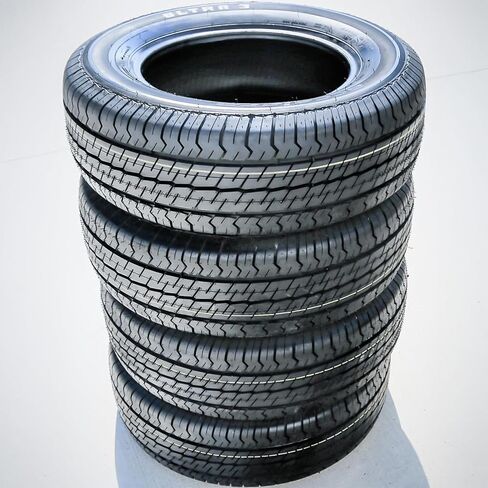 إطار Accelera Ultra 3 التجاري الشعاعي لجميع المواسم -195/75R16 195/75/16 195/75-16 107/105S نطاق التحميل D LRD 8-Ply BSW جدار جانبي أسود in Kuwait