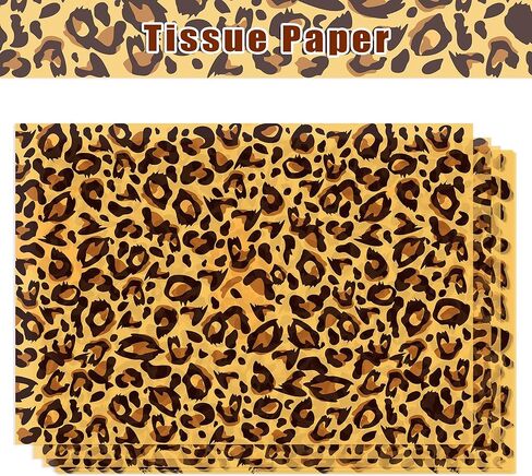 60 Pcs Sexy Leopard Print Tissue Paper in Kuwait