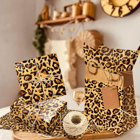 60 Pcs Sexy Leopard Print Tissue Paper in Kuwait