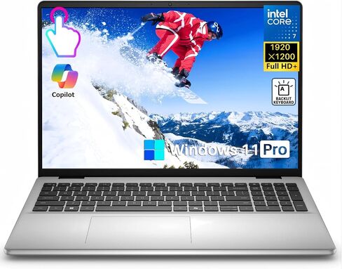 كمبيوتر محمول Dell Inspiron 16 بشاشة لمس، 16 بوصة FHD+ 300-Nits، Intel 10-Core 7 150U (حتى 5.4 جيجاهرتز)، 32 جيجابايت DDR5، 1 تيرابايت SSD، Wi-Fi 6، لوحة مفاتيح بإضاءة خلفية، مساعد الطيار، Windows 11 Pro، مع مسجل صوت RECOLX AI in Saudi Arabia