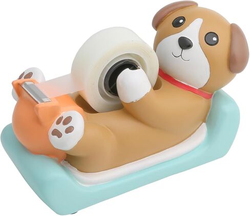 Chapman & Grand Puppy Dog Tape Dispenser (Tan/Turquoise) in Kuwait