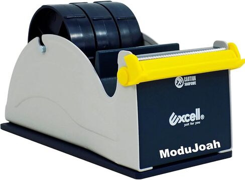 MDJ Excell Premium Steel 3 inch Core Metal Multi-Roll Desktop Tape Dispenser for Masking, Packing, Shipping, Packaging, Heat Transfer and Painter (3-inch Wide) in Kuwait