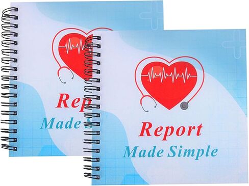 2 Pcs Nurse Report Sheet Notebook, Nurse Rounds Notebook, Medical Work Organizing Logbook, Clinical Supplies Essentials for Nurses, CNA Accessories for Work, Nurse Appreciation Gifts for Healthcare Workers & RN Students in Kuwait