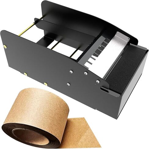 A Wet Kraft Paper Tape Cutter with a Water Brush, Suitable for a Width of 6 inches, Express Box, Cardboard Box Packaging, Gift Box(Multi-Scene for Industry/Home/Office/Business in Kuwait