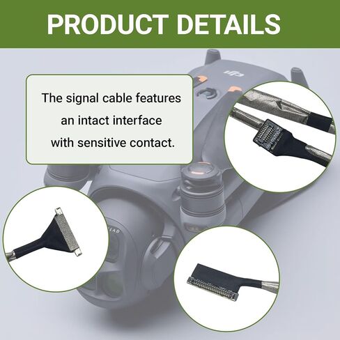 قطع غيار كابل إشارة Gimbal لـ DJI Mavic 4 Pro كاميرا ذات محورين نقل الفيديو سلك إصلاح الطائرة بدون طيار Mavic 4 Pro ملحقات in Kuwait