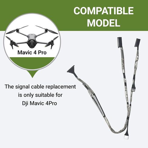 قطع غيار كابل إشارة Gimbal لـ DJI Mavic 4 Pro كاميرا ذات محورين نقل الفيديو سلك إصلاح الطائرة بدون طيار Mavic 4 Pro ملحقات in Kuwait