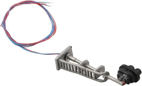 إشارات مسار طراز Railroad N Scale 87 مع 2 مصابيح LED - مصابيح كتلة خضراء وحمراء لتخطيطات السكك الحديدية، متوافقة مع 12 فولت تيار متردد/تيار مستمر، هيكل من الفولاذ المقاوم للصدأ والبلاستيك، عبوة من 3 قطع in Kuwait