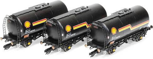 Hornby TT TT6035 TTA Tanker triple pack Shell, Black in Kuwait