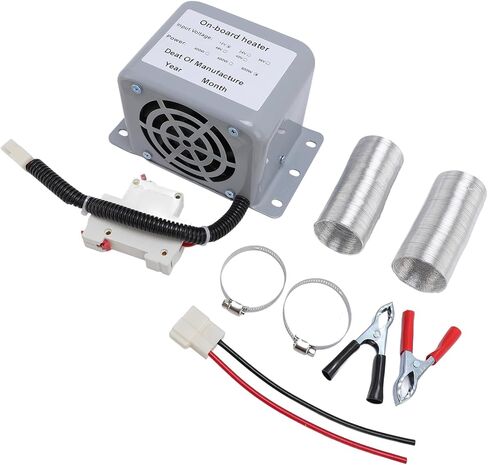 ciciglow 800W 2 Hole Car Heater Windshield Defroster Kit Low Noise, Portable Car Windshield Defroster Warmer for Cold Weather Long Lasting Performance, Iron Aluminum Alloy 6.9 X 4.1 X 3.9in in Kuwait