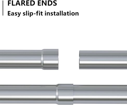 A-KARCK Straight Exhaust Pipe 4" Inlet, 304 Stainless Steel 48" Long Mandrel Exhaust Tube, Custom Your Own Exhaust System in Kuwait