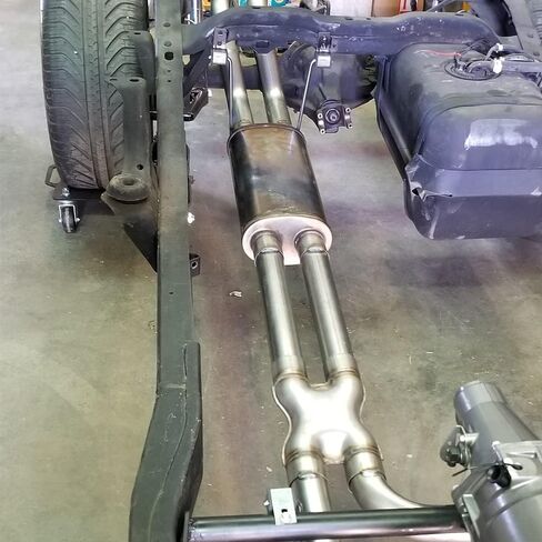 A-KARCK Straight Exhaust Pipe 4" Inlet, 304 Stainless Steel 48" Long Mandrel Exhaust Tube, Custom Your Own Exhaust System in Kuwait