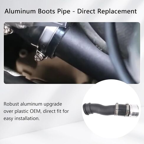أنبوب تعزيز المبرد من الألومنيوم متوافق مع BMW N55 M2 M135i M235i 335i 435i ix F30 استبدال OEM 13717602652 in Kuwait