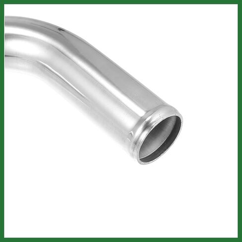 Motoforti OD 1.75" 45mm Leg Length 4" 100mm Aluminum Alloy Tube Intercooler Pipe 90 Degree Bend Elbow Air Intake Tube Silver Tone for Car Long-lasting in Kuwait