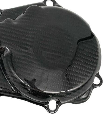 Ignition Cover Compatible With KX450F 2016 2017 2018 Motorcycle Engine Protection Carbon Fiber Magneto Crankcase in Kuwait