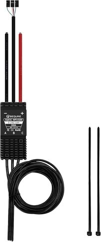 SEQURE WP14200 Brushless ESC Waterproof 200A Electric Speed Controller Built-in 5.2V 3A BEC 5-14S ESC for Drones, Helicopters, RC Crawler Cars, Electric Surfboards, Underwater Thrusters - A Version in Saudi Arabia