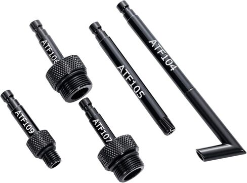 10PCS ATF Fluid Adapters Compatible with VW Audi 09G/01J/CVT/DSG & Benz 722.9 Transmissions - Replacement Kit (VAS6262-1, VAS6262-2, VAG1924/1, VAS5162-1)​ in Kuwait