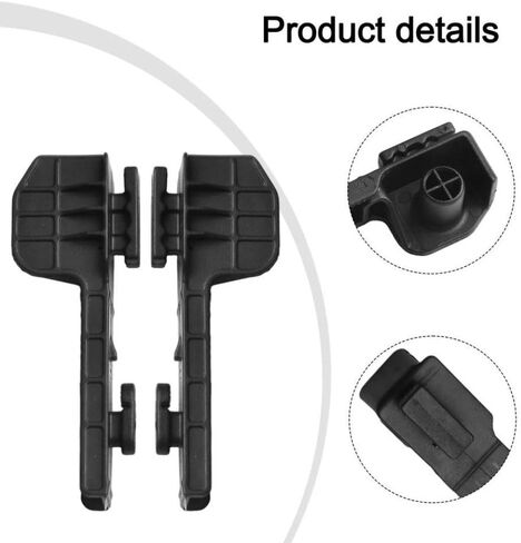 Roof Air Deflector Kit LR137034 Compatible with Automotive Vehicles Made of Plastic in Kuwait