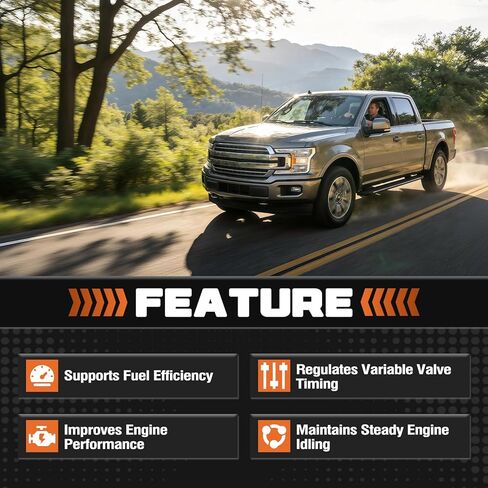 4 قطعة VVT متغير صمام توقيت الملف اللولبي VCT صمام التحكم يصلح لفورد F-150 إكسبيديشن موستانج GT ترانزيت كونيكت لينكولن نافيجيتور 2018-2025 يستبدل HL3Z-6M280-A HL3Z6M280A in Kuwait