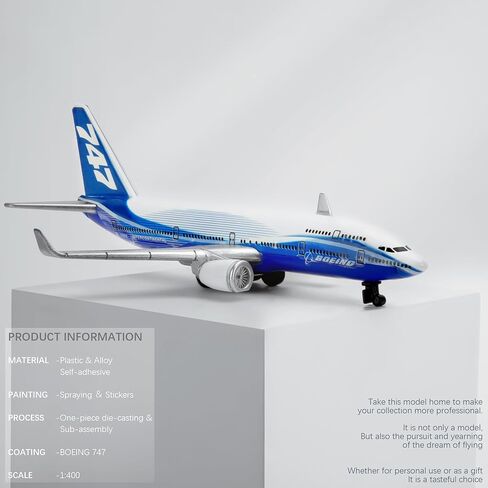 HANGHANG 1/400 BOE ing 747 نموذج طائرة بلاستيكية مناسبة للمجموعات والعرض in Kuwait