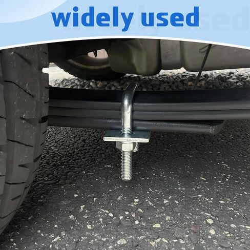 4 Pcs Square U-Bolt for Trailer Leaf Spring Clamp Set Fits 2-5/8" Wide Leaf Springs Locks Springs Together for Stability and Better Control of Axle Torque for Truck Boat Trailers in Kuwait