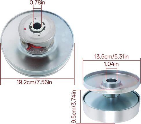40 Series Go Kart Torque Converter Kit with 3/4 Driven Replacement for Mini Bike Go Karts and Off-Road Vehicles in Kuwait