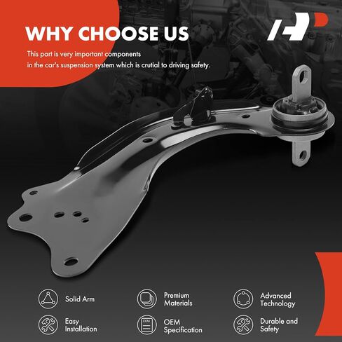 A-Premium Rear Right Control Arm with Bushing, Compatible with Mazda 3 2014-2018, 3 Sport 2014 in Kuwait