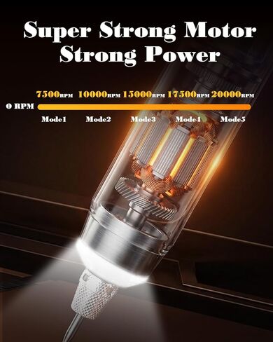Cordless Engraving Pen with 48 Kits & LED Screen, 5-Speed Engraver Pen for Metal, Wood, Glass, Plastic & All Materials, USB Rechargeable Craft Gift for Teens, Adults and Beginners, Silver in Kuwait