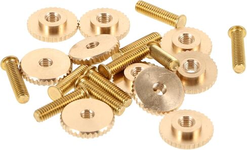 10Sets Badge Screw Pin with Caps Durable Metal Pin Backs for Crafting and Police Badges Easy Attach Detach Design Versatile Craft Supplies for in Kuwait
