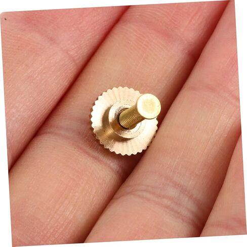 10Sets Badge Screw Pin with Caps Durable Metal Pin Backs for Crafting and Police Badges Easy Attach Detach Design Versatile Craft Supplies for in Kuwait
