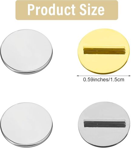 6Pair Mini Magnetic Pin Brooch Converters Magnetic Clasps Metal Pin Backs Lapel Pins Brooch Holder Converter Harm Free Clothing Magnet Buckle Almost Invisible Magnet Pins for Hijab Scarf Shawl in Kuwait