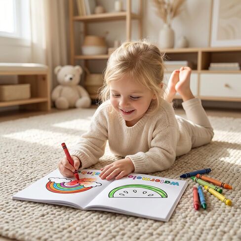 ZICOTO Fun Coloring Book for Toddlers - Set of 2 Cute My First Toddler Coloring Books with Big Simple Designs - Easy Learning Activity Book for Kids, Boys and Girls to Keep Little Ones Engaged in Kuwait