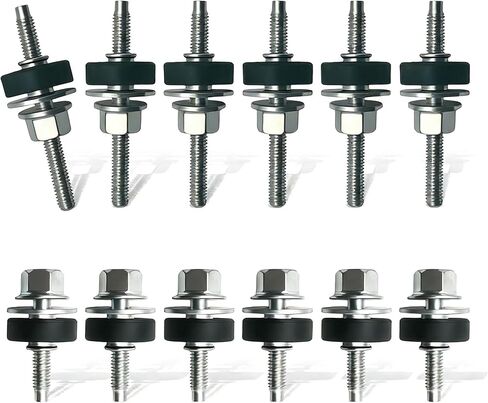 Engine Valve Cover Grommet Bolt Screw Compatible with Fit for Ford 6.0 Powerstroke Diesel F250 F350 E350 E450 2003-2010,Valve Cover Bolt Part 4C3Z-6C519-AA,4C3Z6C519AA 12Pcs in Kuwait