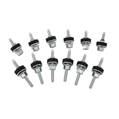 غطاء صمام المحرك 12 قطعة من Royal Sun برغي مسمار متوافق مع Ford 6.0 Powerstroke Diesel F250 F350 E350 E450 2003-2010، 4C3Z-6C519-AA، 4C3Z6C519AA in Kuwait