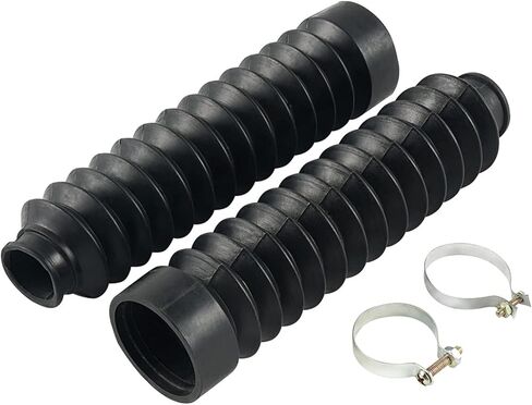 زوج من غطاء الشوكة الأمامي، واقي أحذية Gators مناسب لـ Yamaha TTR-125 00-17 مناسب لـ CRF125F14-16 CRF100F 04-13 XR100R 14-16 (اللون: أسود) in Kuwait