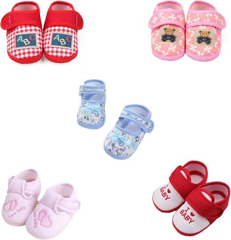 5 Pairs of Baby Doll Shoes for 20 Inch Newborn Reborn Baby Dolls Girl in Kuwait