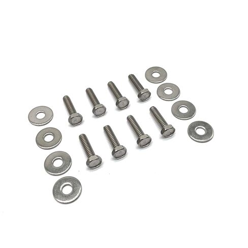 Region Offroad Fuel Pump Sending Unit Bolts Compatible with Jeep Wrangler YJ 1987-1995 - Stainless in Kuwait