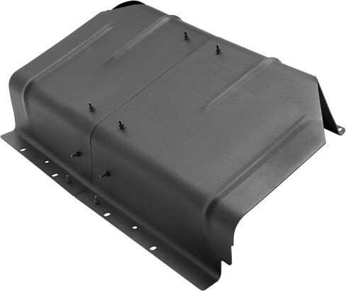 لوحة انزلاقية لخزان الوقود من ALMULOO متوافقة مع 1987 1988 1989 1990 1991 1992 1993 1994 1995 Jeep Wrangler YJ مع خزان غاز 15 20 جالون أسود غير لامع in Kuwait
