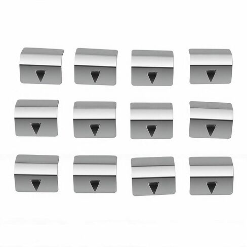 Aramox 12PCS Sunroof Wind Deflector Window Visors Rain Guards Stainless Steel Replacement for Heko G3 Sned Windshield Wind Rain Deflector Channel Clips Set in Kuwait