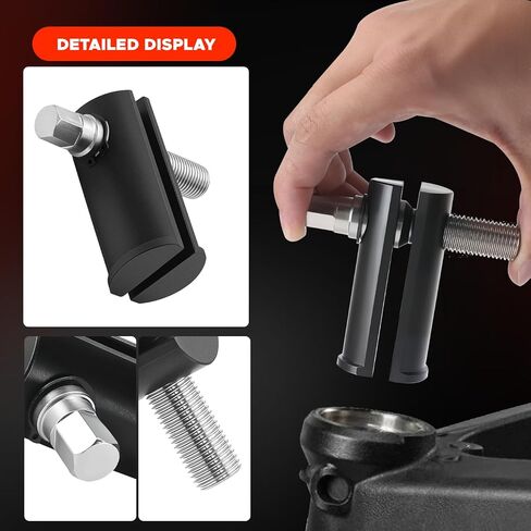 Rogierra Motorcycle Steering Stem Bearing Race Removal Tool Compatible with 1-1/8" to 2-5/8" ID Races, Universal Neck Bearing Race Puller and Extraction Tool in Kuwait